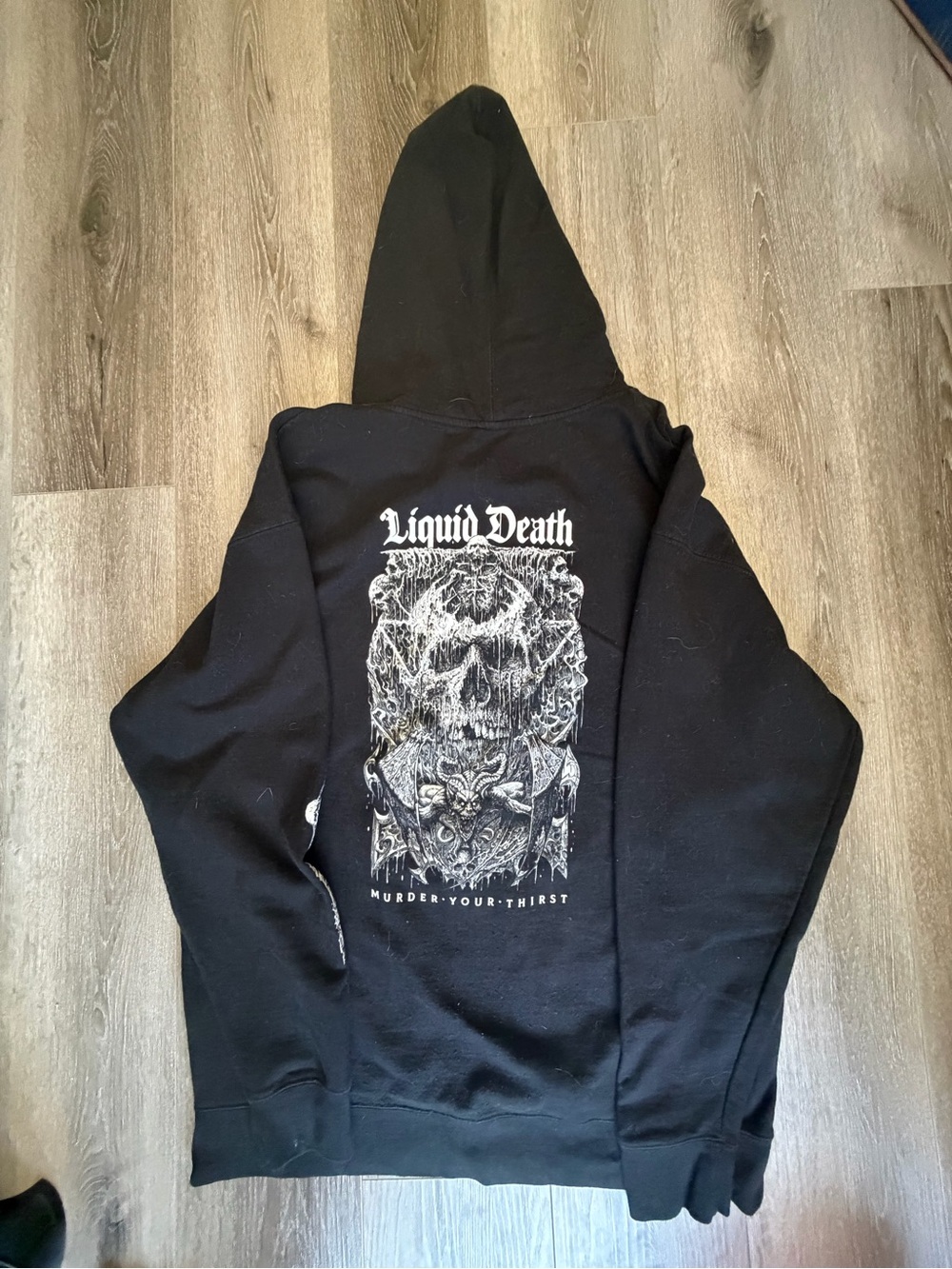Liquid Death Zipup Hoodie
